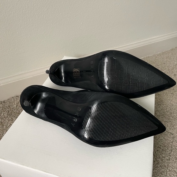 DKNY Dacey Mule Pump Black Clear Women's Office Career Bussines SIze 8 - Picture 9 of 11